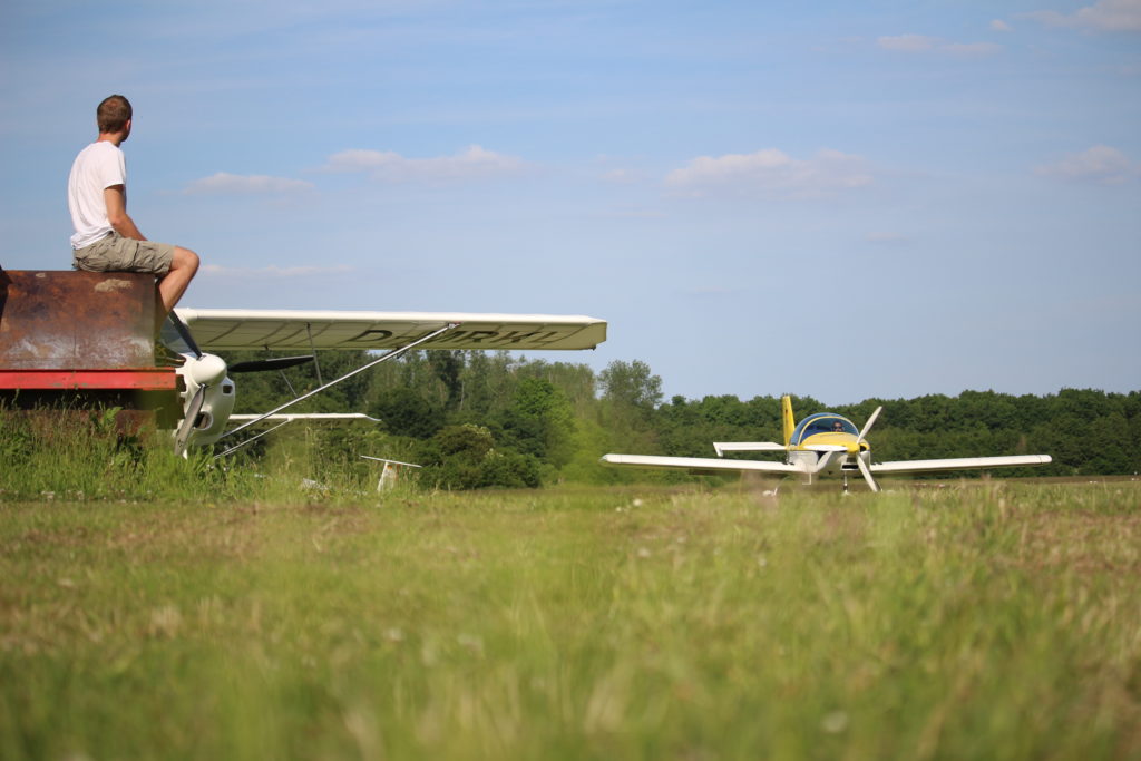 Mitfliegen und Selberfliegen in Hengsen-Opherdicke